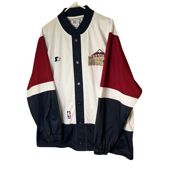 SOLD VTG DENVER NUGGETS NBA Team Issue Exclusive Authentic Warm Up Starter Ja… - Picture 3 of 16